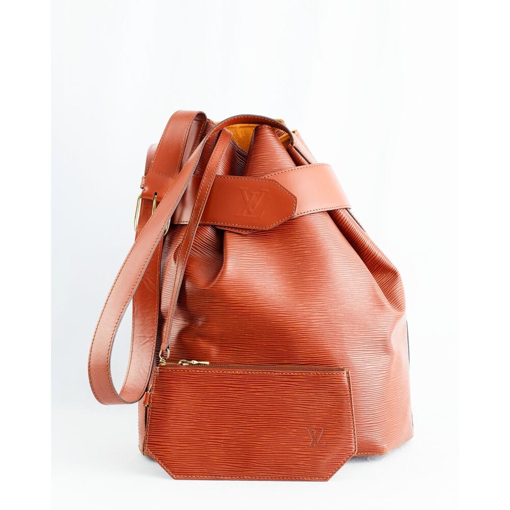Louis Vuitton Sac d'Epaule Kenyan Fawn Rust Brown Epi Leather VI0975 *w/dustbag